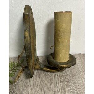 Vintage Antique Bradley and Hubbard Brass Wall Sconce Hard Wired Electric READ